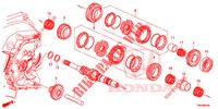 MAINSHAFT  for Honda CIVIC TOURER 1.8 LIFESTYLE 5 Doors 6 speed manual 2014