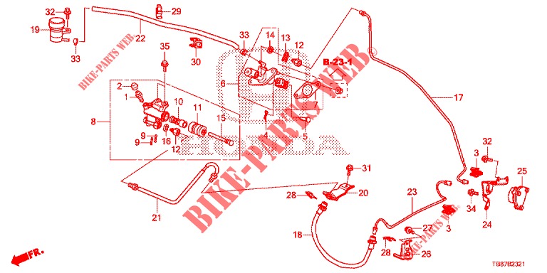 BRAKE MASTER CYLINDER (1.8L) (RH) for Honda CIVIC TOURER 1.8 LIFESTYLE 5 Doors 6 speed manual 2014