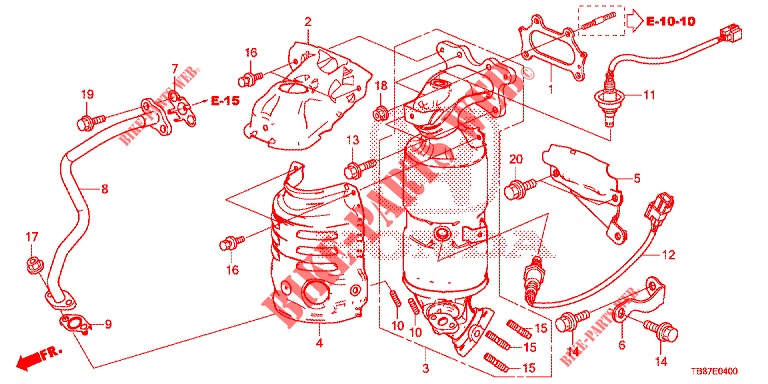 TORQUE CONVERTER  for Honda CIVIC TOURER 1.8 LIFESTYLE 5 Doors 6 speed manual 2014
