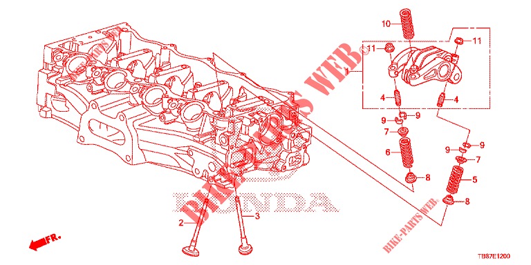 VALVE/ROCKER ARM  for Honda CIVIC TOURER 1.8 LIFESTYLE 5 Doors 6 speed manual 2014