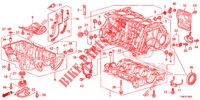 CYLINDER BLOCK/OIL PAN  for Honda CIVIC TOURER 1.8 SE 5 Doors 6 speed manual 2014