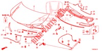 HOOD (RH) for Honda CIVIC TOURER 1.8 SE 5 Doors 6 speed manual 2014