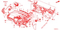 INSTRUMENT PANEL UPPER (RH) for Honda CIVIC TOURER 1.8 SE 5 Doors 6 speed manual 2014