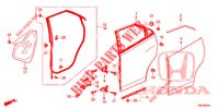 REAR DOOR PANELS (4D)  for Honda CIVIC TOURER 1.8 SE 5 Doors 6 speed manual 2014