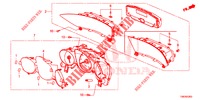 SPEEDOMETER  for Honda CIVIC TOURER 1.8 SE 5 Doors 6 speed manual 2014