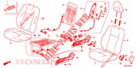 FRONT SEAT/SEATBELTS (D.) (2) for Honda CIVIC TOURER 1.8 ES 5 Doors 6 speed manual 2015