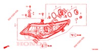 HEADLIGHT  for Honda CIVIC TOURER 1.8 ES 5 Doors 6 speed manual 2015