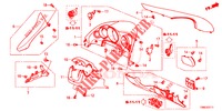 INSTRUMENT GARNISH (COTE DE CONDUCTEUR) (RH) for Honda CIVIC TOURER 1.8 ES 5 Doors 6 speed manual 2015