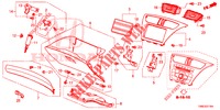 INSTRUMENT GARNISH (COTE DE PASSAGER) (RH) for Honda CIVIC TOURER 1.8 ES 5 Doors 6 speed manual 2015