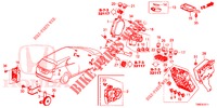 CONTROL UNIT (CABINE) (1) (RH) for Honda CIVIC TOURER 1.8 EX 5 Doors 6 speed manual 2015