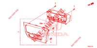 HEATER CONTROL (RH) for Honda CIVIC TOURER 1.8 EX 5 Doors 6 speed manual 2015