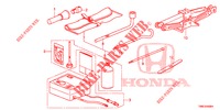 TOOLS/JACK  for Honda CIVIC TOURER 1.8 EX 5 Doors 6 speed manual 2015