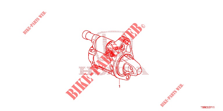 STARTER MOTOR (DENSO) (2) for Honda CIVIC TOURER 1.8 EX 5 Doors 6 speed manual 2015