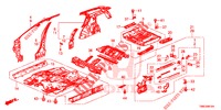 FLOOR/INNER PANELS  for Honda CIVIC TOURER 1.8 EXGT 5 Doors 6 speed manual 2015