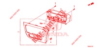 HEATER CONTROL (RH) for Honda CIVIC TOURER 1.8 EXGT 5 Doors 6 speed manual 2015