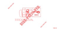 KEY CYLINDER SET (INTELLIGENT) for Honda CIVIC TOURER 1.8 EXGT 5 Doors 6 speed manual 2015