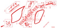 PILLAR GARNISH (RH) for Honda CIVIC TOURER 1.8 EXGT 5 Doors 6 speed manual 2015