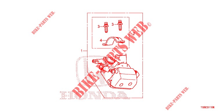KEY CYLINDER COMPONENTS (INTELLIGENT) for Honda CIVIC TOURER 1.8 EXGT 5 Doors 6 speed manual 2015