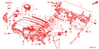 INSTRUMENT PANEL UPPER (RH) for Honda CIVIC TOURER 1.8 SE 5 Doors 6 speed manual 2015