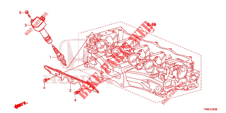 PLUG HOLE COIL  for Honda CIVIC TOURER 1.8 SE 5 Doors 6 speed manual 2015