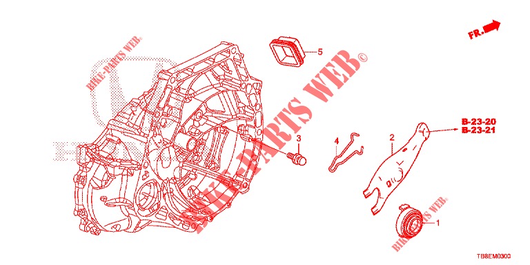 CLUTCH RELEASE  for Honda CIVIC TOURER 1.8 ES 5 Doors 6 speed manual 2016