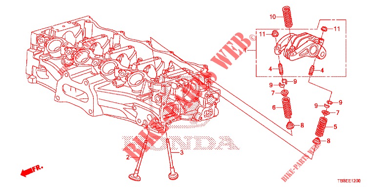 VALVE/ROCKER ARM  for Honda CIVIC TOURER 1.8 ES 5 Doors 6 speed manual 2016