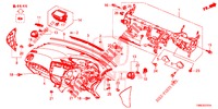 INSTRUMENT PANEL UPPER (RH) for Honda CIVIC TOURER 1.8 EX 5 Doors 6 speed manual 2016
