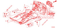 FLOOR MAT/INSULATOR  for Honda CIVIC TOURER 1.8 EXGT 5 Doors 6 speed manual 2016