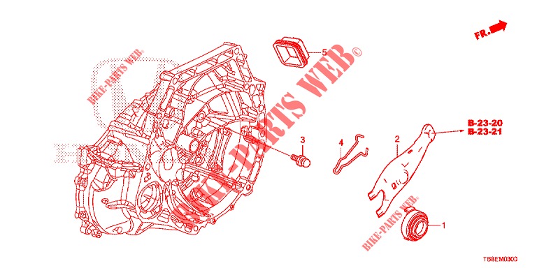 CLUTCH RELEASE  for Honda CIVIC TOURER 1.8 SE 5 Doors 6 speed manual 2016