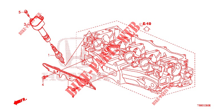 PLUG HOLE COIL  for Honda CIVIC TOURER 1.8 SE 5 Doors 6 speed manual 2016