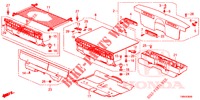 REAR FLOOR BOX  for Honda CIVIC TOURER 1.8 ES 5 Doors 6 speed manual 2017