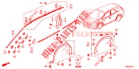 MOLDING/PROTECTOR  for Honda CIVIC TOURER 1.8 EXGT 5 Doors 6 speed manual 2017