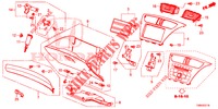 INSTRUMENT GARNISH (COTE DE PASSAGER) (RH) for Honda CIVIC TOURER 1.8 SE 5 Doors 6 speed manual 2017