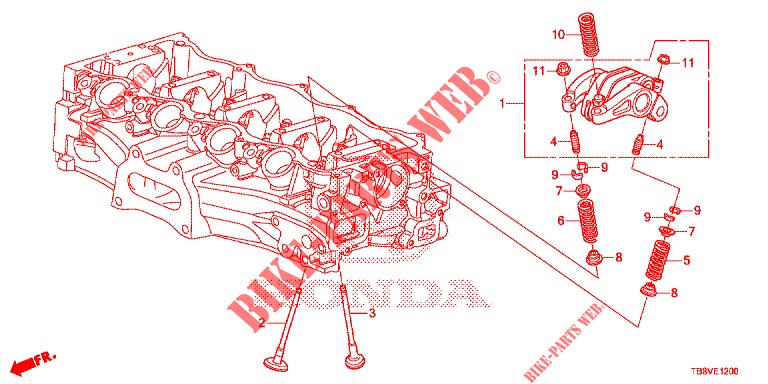 VALVE/ROCKER ARM  for Honda CIVIC TOURER 1.8 SE 5 Doors 6 speed manual 2017