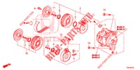 AIR CONDITIONER (COMPRESSEUR) (DIESEL) for Honda CIVIC TOURER DIESEL 1.6 ES 5 Doors 6 speed manual 2014