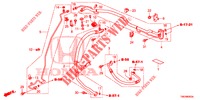 AIR CONDITIONER (FLEXIBLES/TUYAUX) (DIESEL) (RH) for Honda CIVIC TOURER DIESEL 1.6 ES 5 Doors 6 speed manual 2014