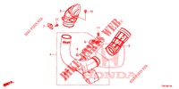 AIR INTAKE TUBE (DIESEL) for Honda CIVIC TOURER DIESEL 1.6 ES 5 Doors 6 speed manual 2014