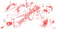 FRONT DOOR LOCKS/OUTER HA NDLE  for Honda CIVIC TOURER DIESEL 1.6 ES 5 Doors 6 speed manual 2014