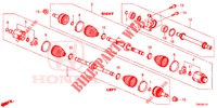FRONT DRIVESHAFT/HALF SHA FT (DIESEL) (1.6L) for Honda CIVIC TOURER DIESEL 1.6 ES 5 Doors 6 speed manual 2014
