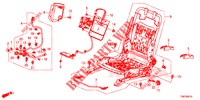 FRONT SEAT COMPONENTS (G.) (SIEGE REGLAGE MANUEL) for Honda CIVIC TOURER DIESEL 1.6 ES 5 Doors 6 speed manual 2014