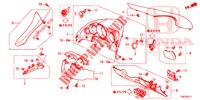 INSTRUMENT GARNISH (COTE DE CONDUCTEUR) (RH) for Honda CIVIC TOURER DIESEL 1.6 ES 5 Doors 6 speed manual 2014