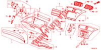 INSTRUMENT GARNISH (COTE DE PASSAGER) (RH) for Honda CIVIC TOURER DIESEL 1.6 ES 5 Doors 6 speed manual 2014