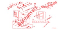 TOOLS/JACK  for Honda CIVIC TOURER DIESEL 1.6 ES 5 Doors 6 speed manual 2014