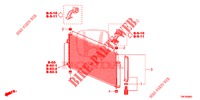 AIR CONDITIONER (CONDENSATEUR) for Honda CIVIC TOURER DIESEL 1.6 EXGT 5 Doors 6 speed manual 2014