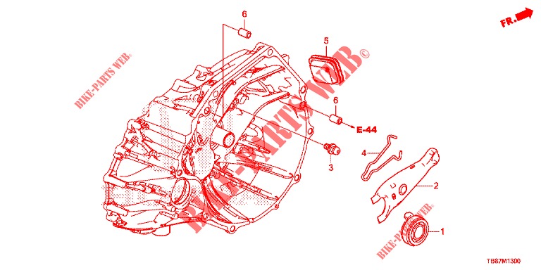 CLUTCH RELEASE (DIESEL) for Honda CIVIC TOURER DIESEL 1.6 EXGT 5 Doors 6 speed manual 2014