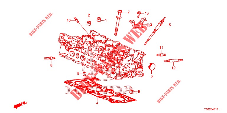 VALVE STEM SEAL/GLOW PLUG (DIESEL) for Honda CIVIC TOURER DIESEL 1.6 EXGT 5 Doors 6 speed manual 2014