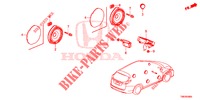 ANTENNA/SPEAKER  for Honda CIVIC TOURER DIESEL 1.6 LIFESTYLE 5 Doors 6 speed manual 2014