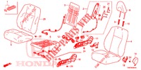 FRONT SEAT/SEATBELTS (D.) (2) for Honda CIVIC TOURER DIESEL 1.6 LIFESTYLE 5 Doors 6 speed manual 2014