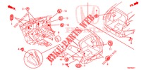 GROMMET (ARRIERE) for Honda CIVIC TOURER DIESEL 1.6 LIFESTYLE 5 Doors 6 speed manual 2014