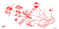 INTERIOR LIGHT  for Honda CIVIC TOURER DIESEL 1.6 LIFESTYLE 5 Doors 6 speed manual 2014
